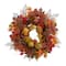30" Autumn Maple Leaves, Acorn, Pinecones & Cinnamon Sticks Wreath